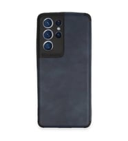 Samsung Galaxy S21 Ultra Kılıf Loop Deri Silikon - Lacivert
