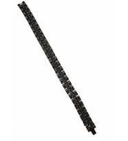 Siyah Çelik Erkek Çelik Bileklik Boy 21.5 Cm / 1.2 Cm - Ebl0061
