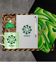 eJOYA Kişiye Özel Defter & Kalem & Kupa & Mousepad & Usb Bellek Hediye Kutusu 113061