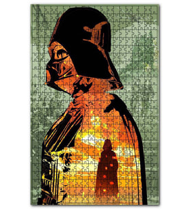Cakapuzzle Star Wars Darth Vader Eski Görseli Puzzle Yapboz MDF (Ahşap) (120 Parça)