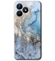 Realme C53 Kılıf HD Desen Baskılı Kılıf - Eski Mermer