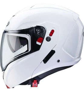 Motosiklet Kaskı Horus X Metal Whıte Motor Çene Açılır Kask