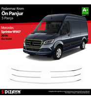 Mercedes Sprinter W907 Krom Ön Panjur Dar Model 5 Prç 2018 Üzeri