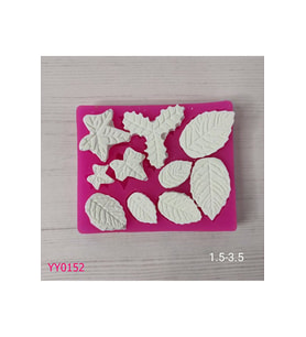 YY0152 Çoklu Yaprak Kalıbı Silikon Kalıp