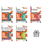 BUMERANG LGS 8. Sınıf Etkinlikli Matematik Fen Bilimleri Türkçe İnkılap Tarihi Din Kültürü