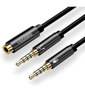 3.5mm Kulaklık ve Mikrofon Ayırıcı Y Kablo