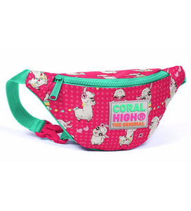 Coral High Kids Bel Çantası Lama Desenli - Pembe - Kız Çocuk 22564