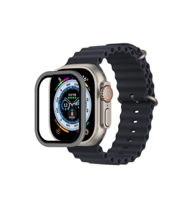 Watch 49Mm Alüminyum Kasa Cam Ekran Koruyucu - Gri