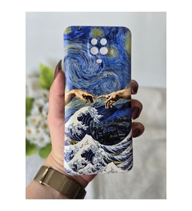 Xiaomi Redmi Note 9 PRO & Note 9S Uyumlu Baskılı Şeffaf Telefon Kılıfı