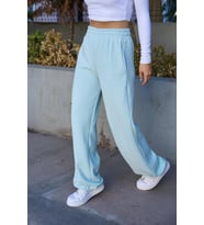 Düz Lastikli Eşofman - Mint Yeşili