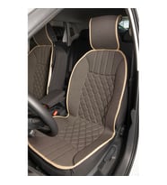 Space Elegance 2'li Koltuk Kılıfı Set Minder Koyu Bej / KLMNY533