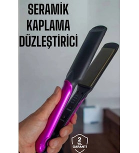 Seramik Kaplama Isı Ayarlı Yıpranma Karşıtı Saç Düzleştirici