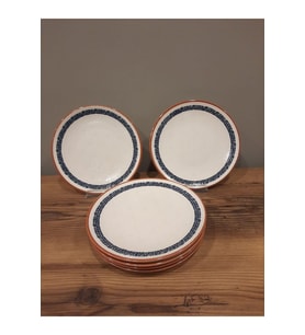 20 cm parlak pasta tabağı seti, 6 adet, şık ve kullanışlı ürün