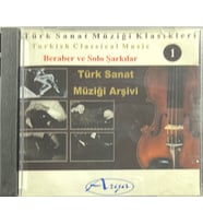 (Müzik CD si - Plak Değildir) CD Beraber Ve Solo Şarkılar Türk Sanat Müziği Klasikleri-1 CD