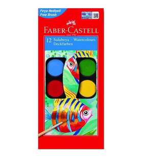Faber Castell Sulu Boya 12 Renk