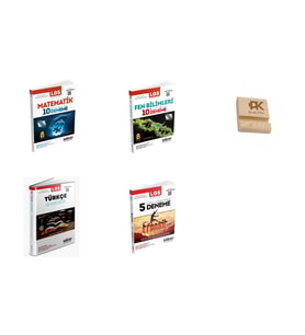 Miray LGS 8. Sınıf Matematik Fen Türkçe Branş Deneme ve 5 Sayısal 5 Sözel Kitapçık Deneme 4lü Set