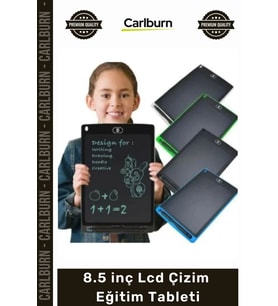 #Tablet Hassas Dijital Grafik Yazı Tahtası Taşınabilir Hafif Kalemli Şık Lcd 8.5 Inc. Çizim Eğitim T