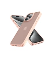 Northcity iPhone 15 Pro Kılıf Elegant Kapak - Pudra Rengi - Slim-fit Koruma
