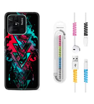 Xiaomi Poco X3 Pro M4 Pro X4 Pro C40 10C Kılıf Kablo Koruma Spiral Silikon Down 1719