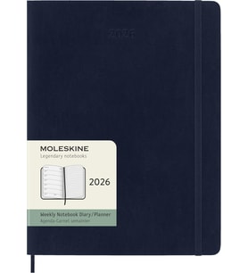 Moleskine 12 Ay Günlük Ajanda Xl Boy Yumuşak Kapak Safir Mavi (Standart)