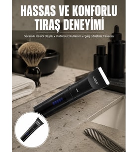 Mey İthalat® Suya Dayanıklı Tıraş Makinesi – Hassas Paslanmaz Çelik ve Titanyum Bıçak Yeni Nesil