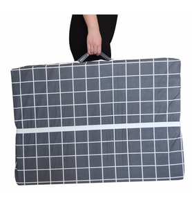 Katlanır Yatak Yer Yatağı Sünger Yatak Tek Kişilik 80x180 GRİ PANO 7 CM