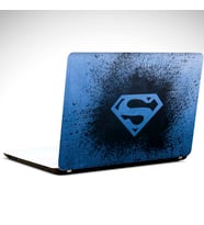 Süperman Mavi Laptop Sticker 15.4 inch (37X26CM)