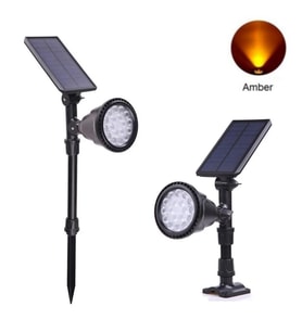 Forlife 30Watt Fonksiyonel Solar Çim / Bahçe Aydınlatma Armatürü (Amber Işık)