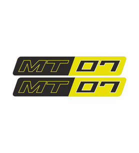 YAMAHA MT07 UYUMLU SARI 15X2 CM DAMLA STİCKER