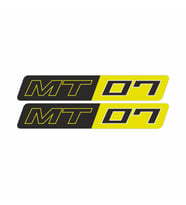 YAMAHA MT07 UYUMLU SARI 15X2 CM DAMLA STİCKER