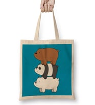 We Bare Bears 010 Bez Çanta Uzun Saplı