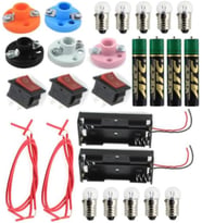 ve Paralel Elektrik Devresi 1 Paket Basit Elektrik Devresi Deney Seti Eğitici İş Eğitimi Seti
