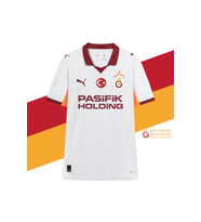 Galatasaray Orijinal Lisanslı 24-25 Beyaz 5 Yıldızlı Kişiye Özel UV Aslan Baskılı K
