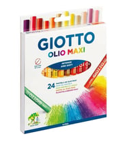 GIOTTO OLIO MAXI YAĞLI PASTEL BOYA 24 LÜ  293800