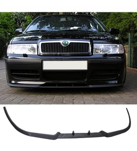Skoda Octavia Mk2 Ön Lip Mat Siyah  Ön Tampon Lip