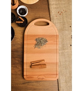 Ahşap Kesme Tahtası - Ahşap Sunum Tahtası - Ahşap Servis Tahtası - Anneler Günü Hediyesi 34x19 Cm