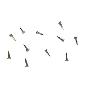 Klips, Menteşe, Ayağı Çivisi  7mm Çelik - Nikel 100gr