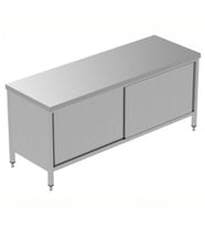 Electrolux Professional İki Taraftan Kapılı (pass-thru) Dolaplı Çalışma Tezgahı, 1 Ara Raflı Ve 4 Kayar Kapılı - 2000 Mm, Plus GTND2000E