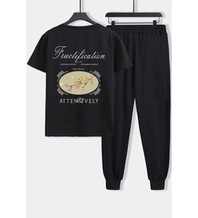 Unisex Fructification 2'li Eşofman Takımı (Siyah)
