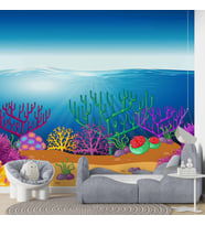 Deniz Altı Temalı Duvar Kağıdı Posteri Baskı