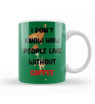 CAT Funny Coffee Drinks lover Gift Quote   Vintage Retro Rainbow Style Kupa Bardak Porselen