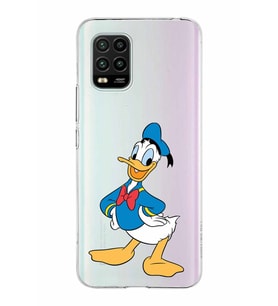 Xiaomi Mi 10 Lite Uyumlu Kapak Donald Duck Tasarımlı Şeffaf Silikon Kılıf