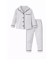 Unisex Bebek Çocuk 2'li Alt Üst Pijama Takımı - Grimelanj