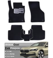 Skoda Super B (2024-2025) Uyumlu EVA Paspas Tam Set–Araca Özel,Su Geçirmez,Hızlı Montaj