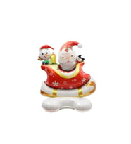 YILBAŞI Ayaklı Kızaklı Noel Baba Folyo Balon