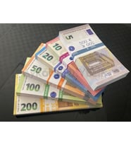 600 ADET KARIŞIK EURO 5-10-20-50-100 VE 200 EURO GEÇERSİZ PARA EĞLENCE OYUN ŞAKA  DÜĞÜN PARASI FİLM PARASI DİZİ ÇEKİMLERİ İÇİN PARALAR