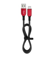15 Watt 3A Usb-A To Type-C 1.2M Hızlı Şarj Kablosu Kırmızı FC36