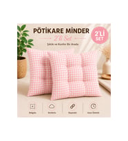Pötikare Desen 2'li Minder 40x40 cm