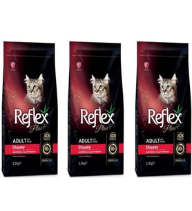 Reflex Plus Choosy Somonlu Kuru Kedi Maması 1,5 Kg 3 Adet