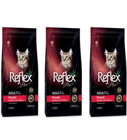 Reflex Plus Choosy Somonlu Kuru Kedi Maması 1,5 Kg 3 Adet